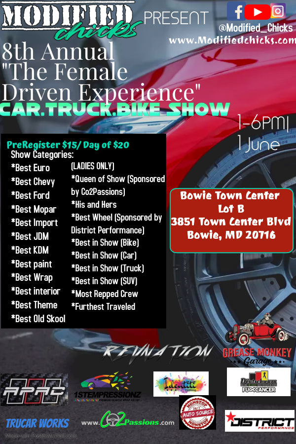 9th Annual car show Registration (DMV)