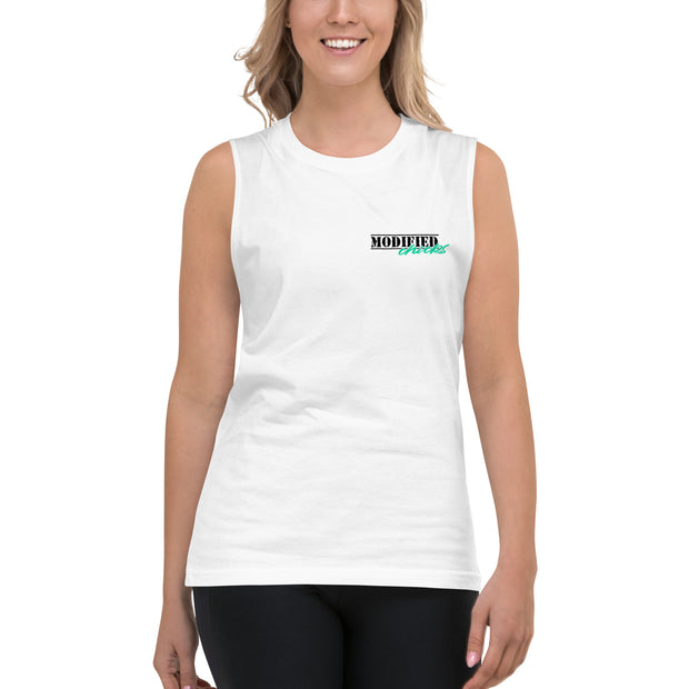 Because Race Car Tank (White)